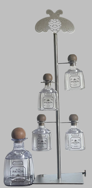 Patron cups Reusable Acrylic Cups, 1000ml Patron Pouring Pitcher with stand