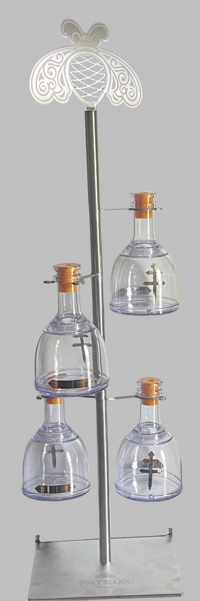 4 Dusse’ Reusable Acrylic Cups with stand