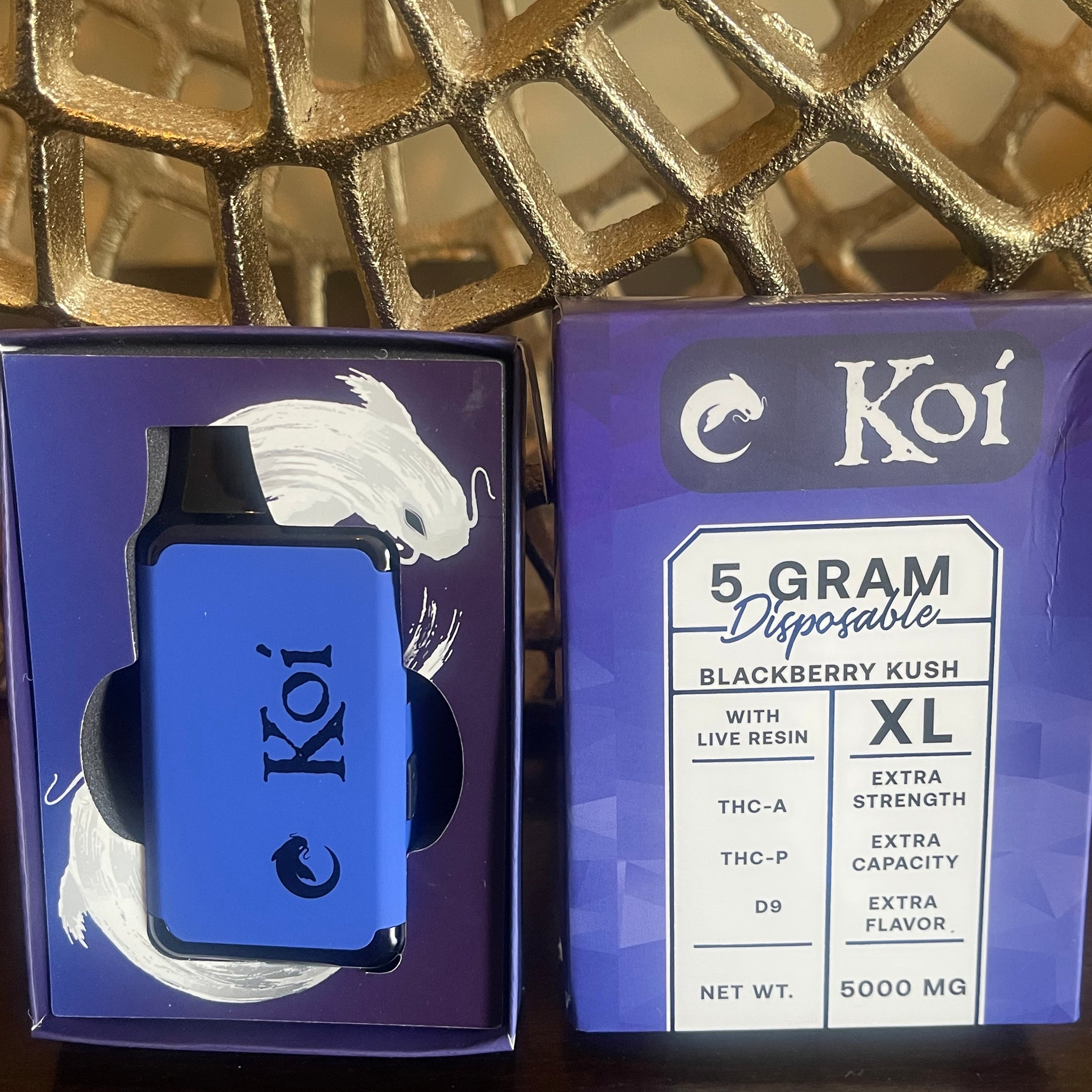 XL premium disposable vape (Blackberry kush) 5000mg