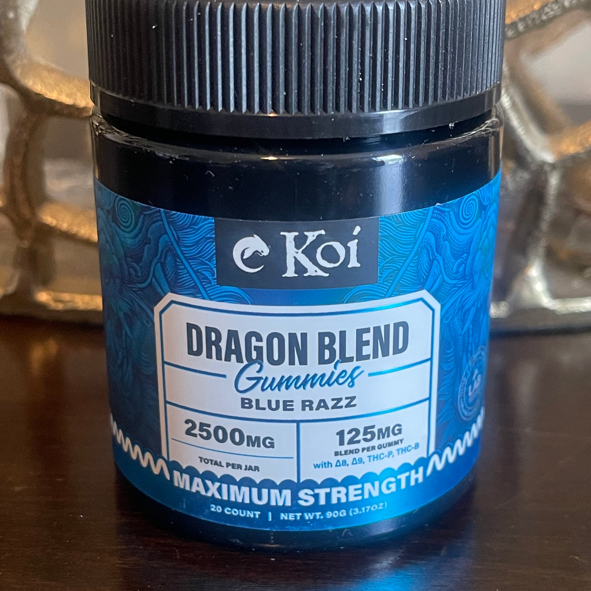 Dragon Blend Blue Rashberry 2500mg Gummies